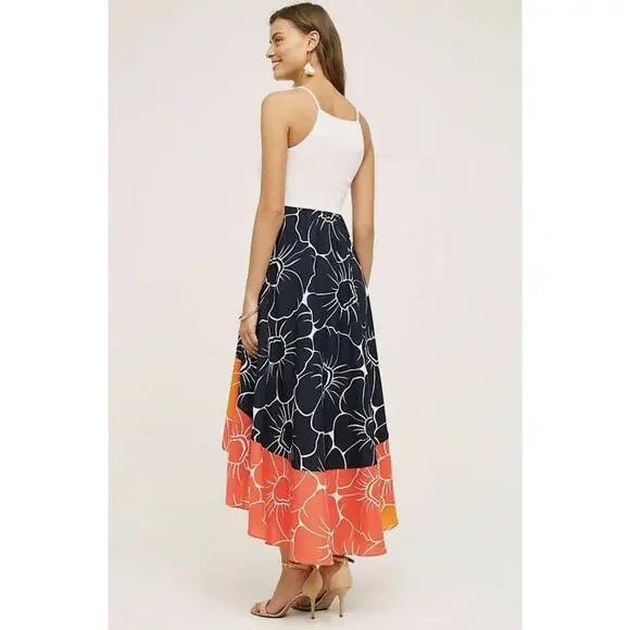 Anthropologie Hutch Peachy High Low Midi Dress - Picture 2 of 13